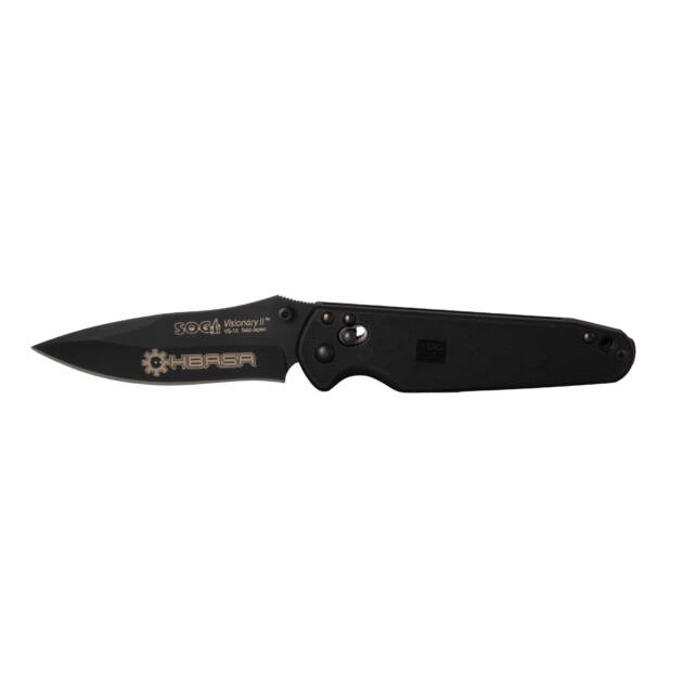 SOG Visionary II — Black GRN — VG-10 Arc-Lock
