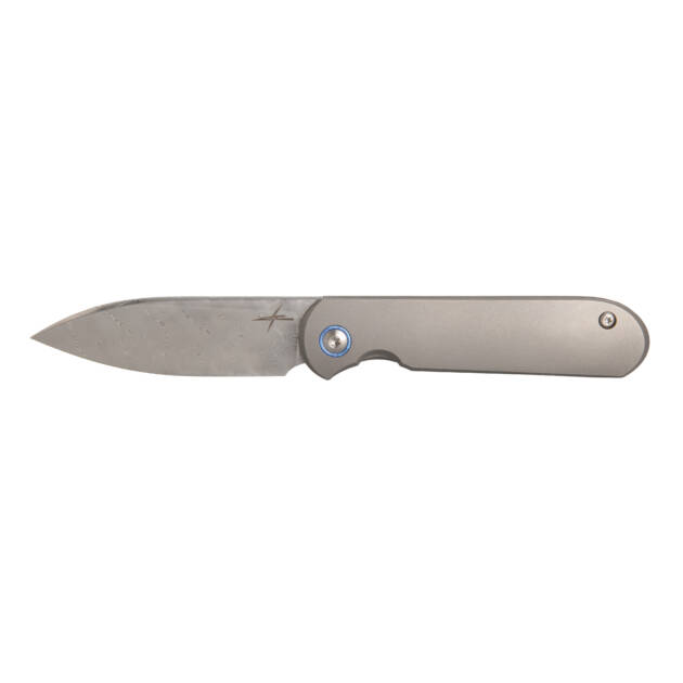 Bull Knives Cheka — Exclusive Damasteel Bjorkman's Twist — Crystal Ti