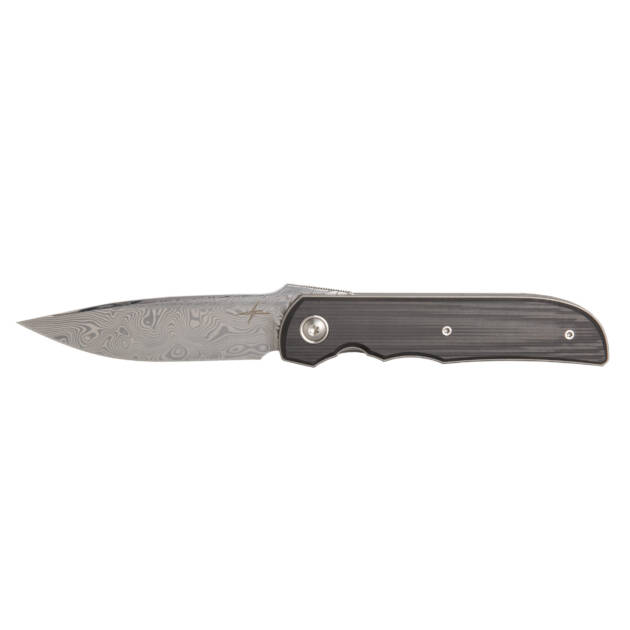 Bull Knives- 3.5'' Damasteel Miura Vinland Damasteel Armorblast Ti