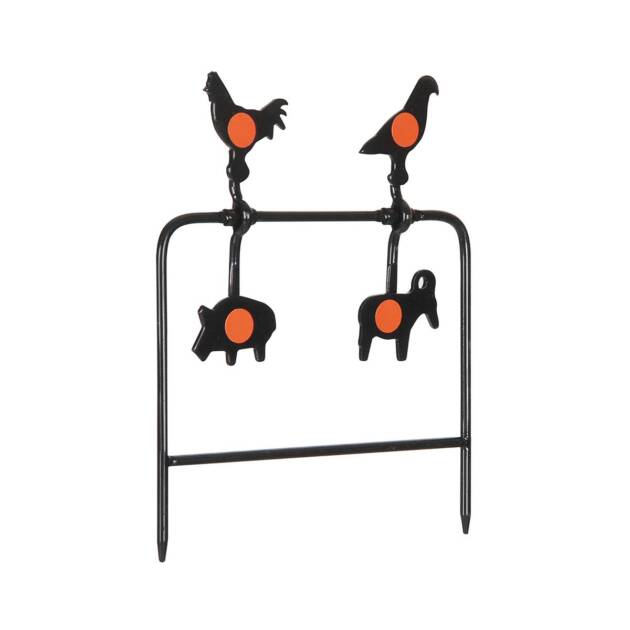 GAMO Plinking Target – Resettable 4 Animal Spinner Airgun Target