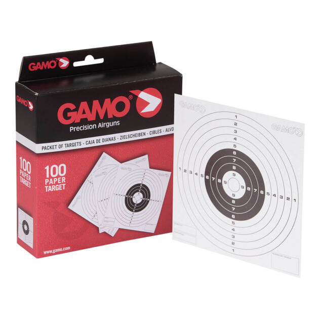 GAMO Target Standard – Pack of 100 Paper Targets