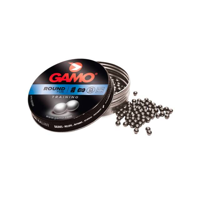 Gamo Round Training Pellets — Exclusive Pure Lead BBs — 4.5mm