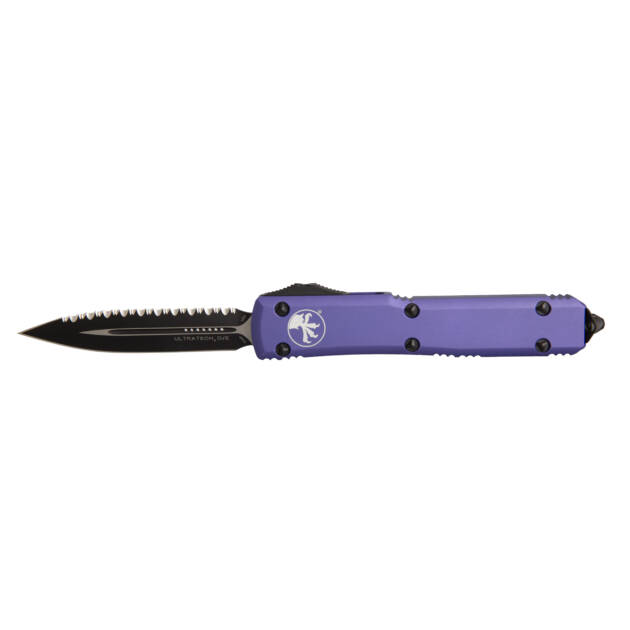 Microtech Ultratech OTF Purple D/E Full Serrated CTS-204P