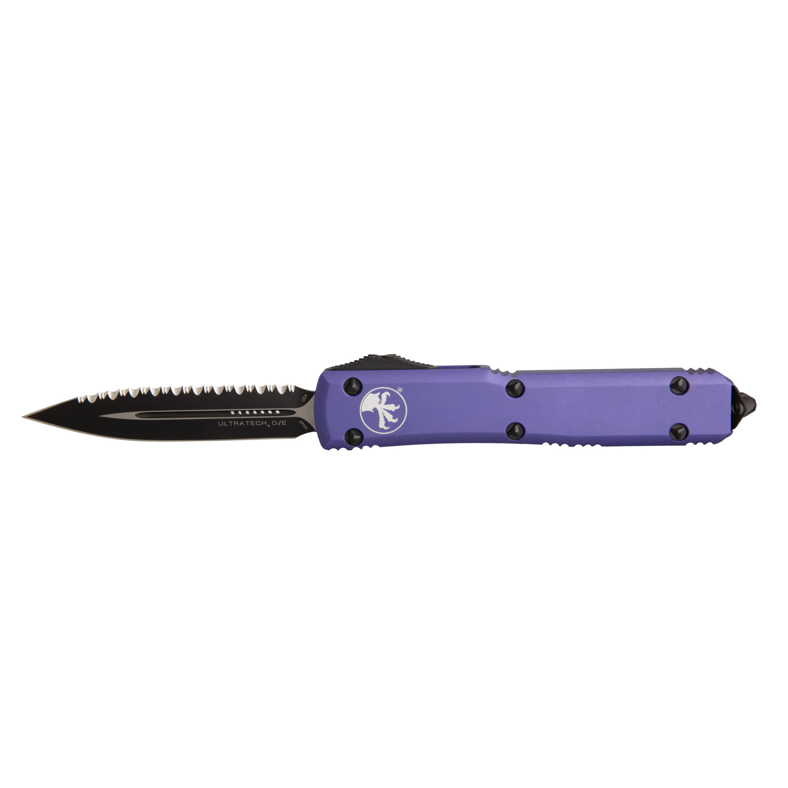 Microtech Ultratech OTF Purple D/E Full Serrated CTS-204P