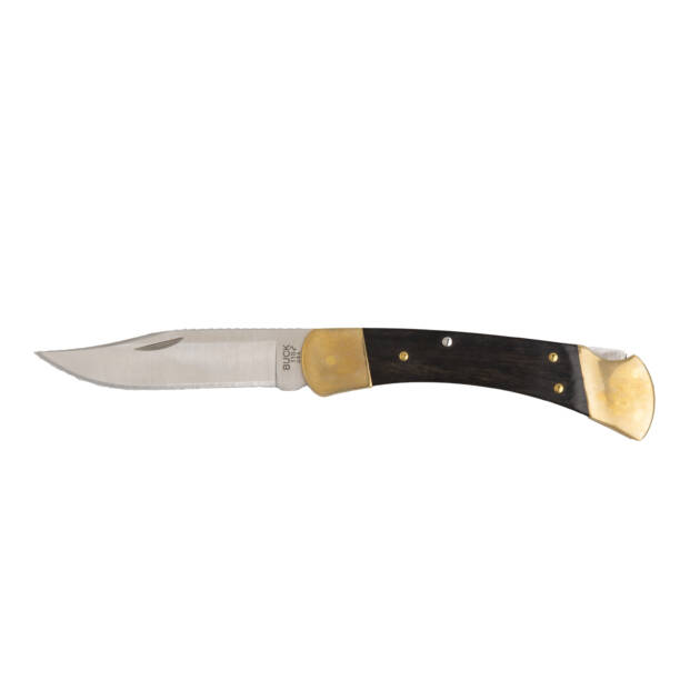 Buck 110 Slim Heritage Elite 110BRS19-B – Ebony / Brass