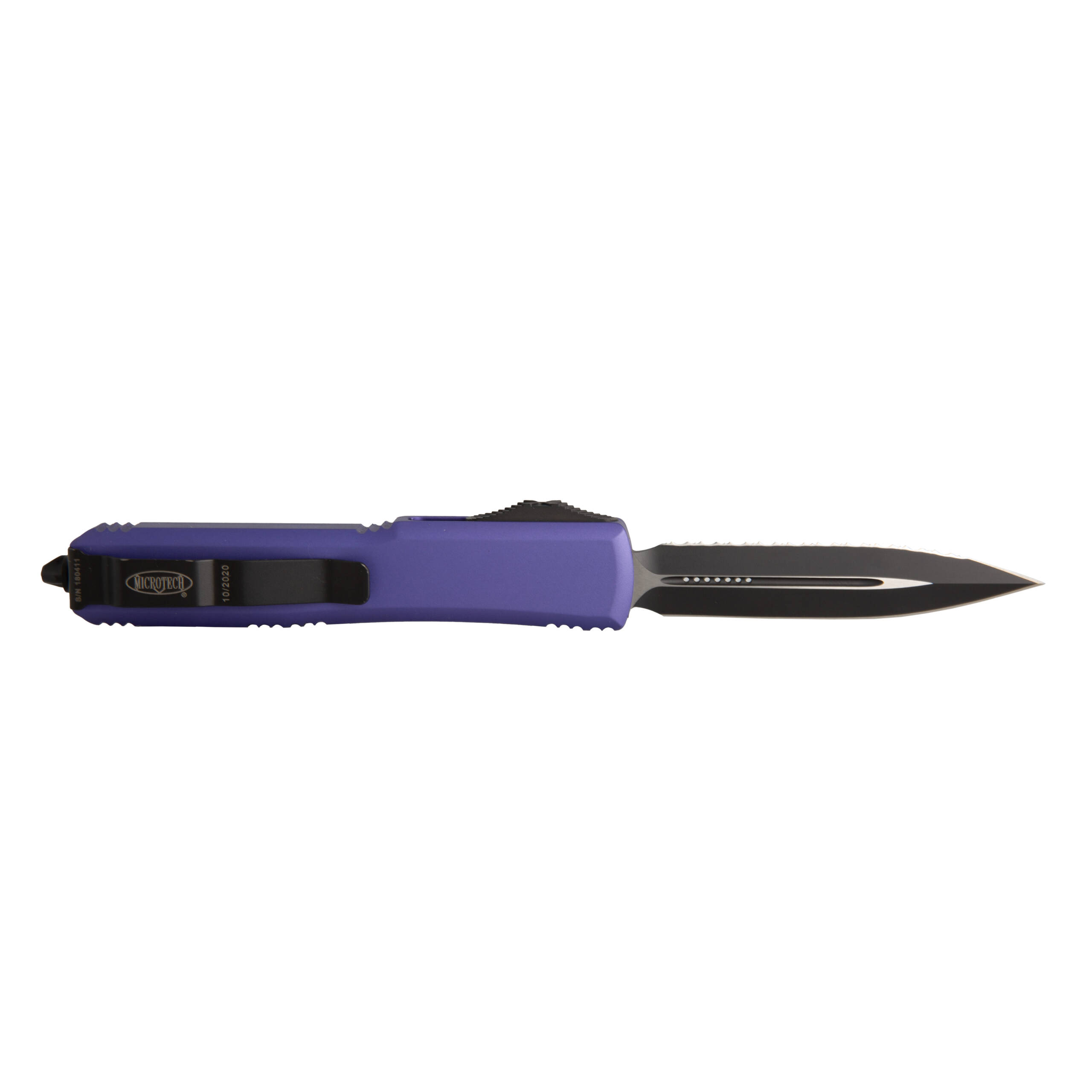 Microtech Ultratech OTF Purple D/E Full Serrated CTS-204P - Image 2