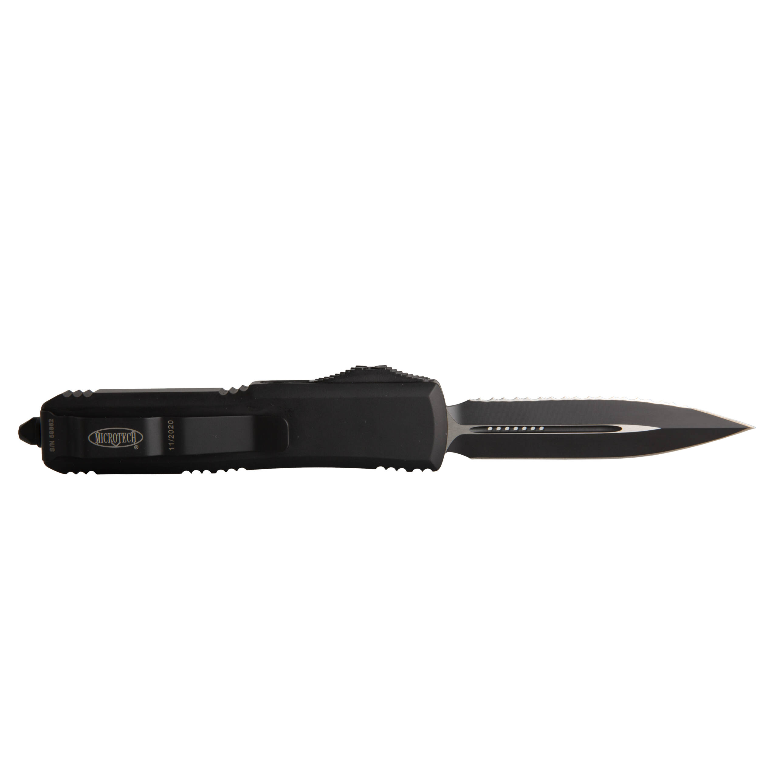 Microtech UTX-85 OTF Tactical D/E Full Serrated CTS-204P - Image 2