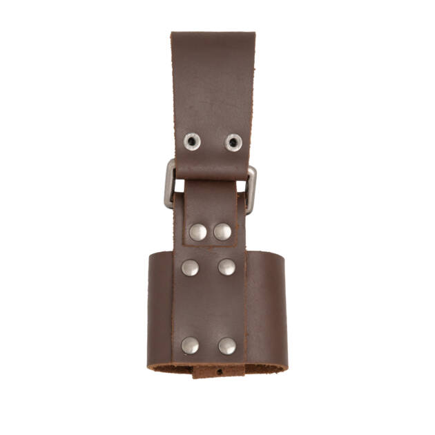 Handcrafted Rustic Leather Axe Holder with Belt Loop