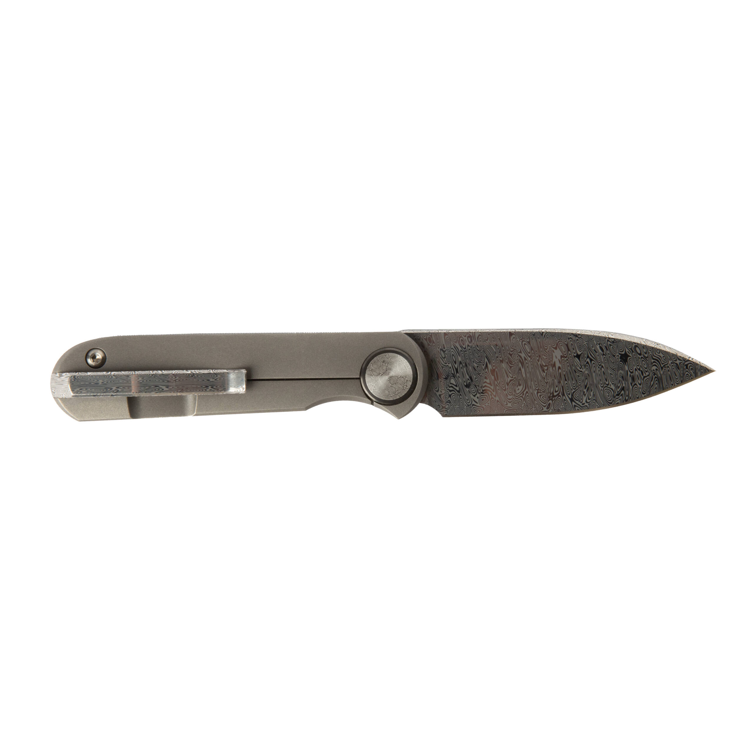 Bull Knives Shamwari 3 Inch Damasteel (Dama Blade and Clip) - Image 2