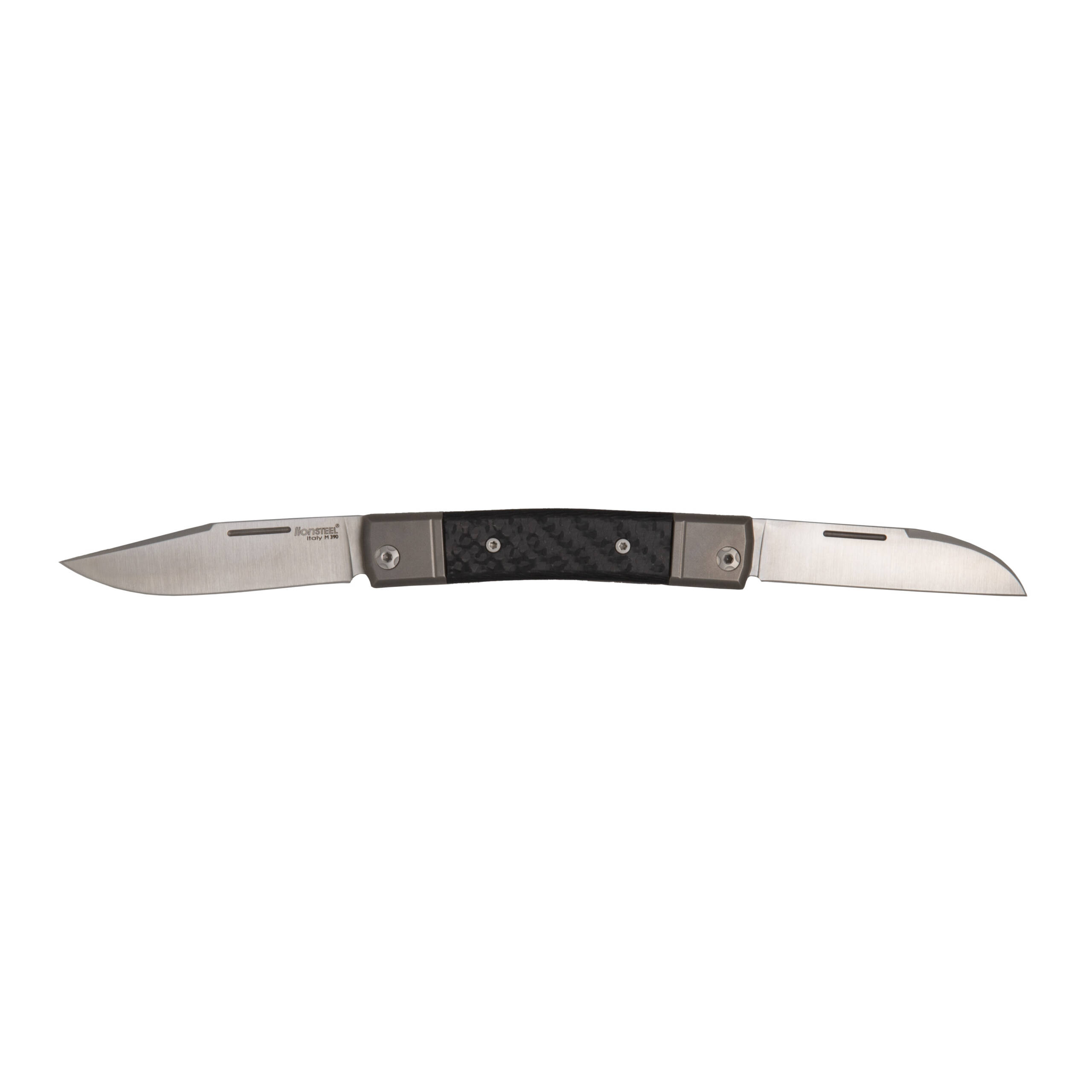 LionSteel Bestman Two Blades Carbon Fibre