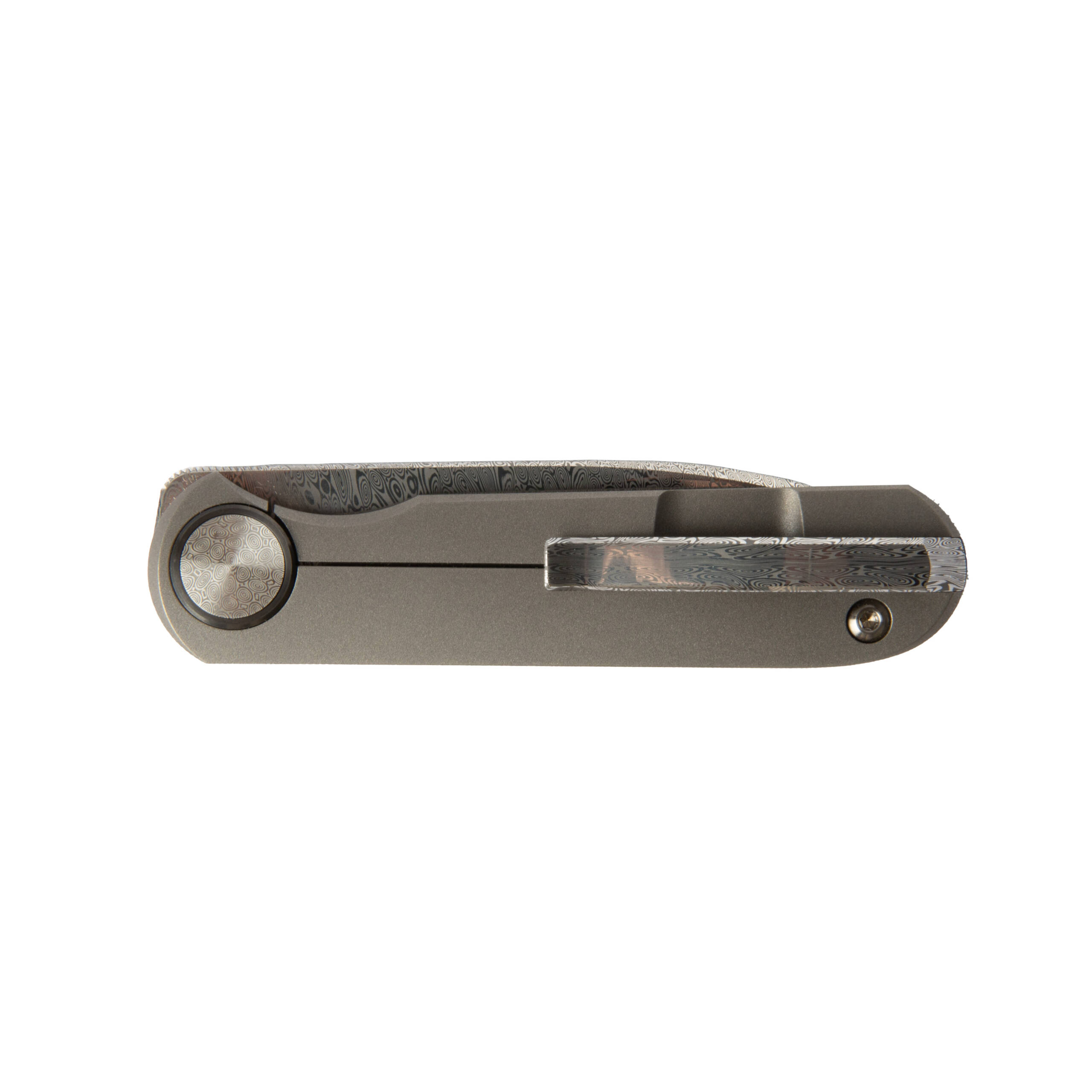 Bull Knives Shamwari 3 Inch Damasteel (Dama Blade and Clip) - Image 3
