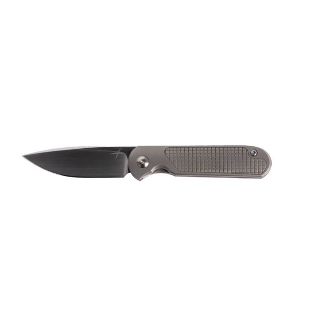 Bull Knives - Shamwari 3.3" Titanium (Front Flipper, Liner Lock, Silver Bullseye)