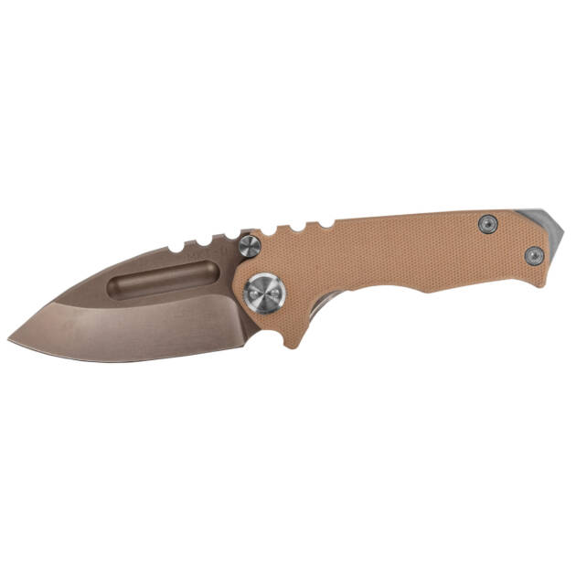 Medford Micro Praetorian Coyote Brown G10/Bronze Titanium Handles