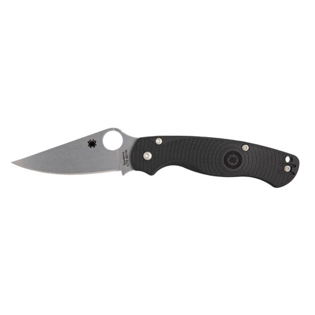 Spyderco Para Military 2 Lightweight – Black FRN – CTS-BD1N – Satin Plain Edge
